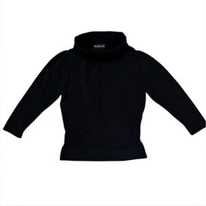 Bebe Black Cowl Neck Sweater